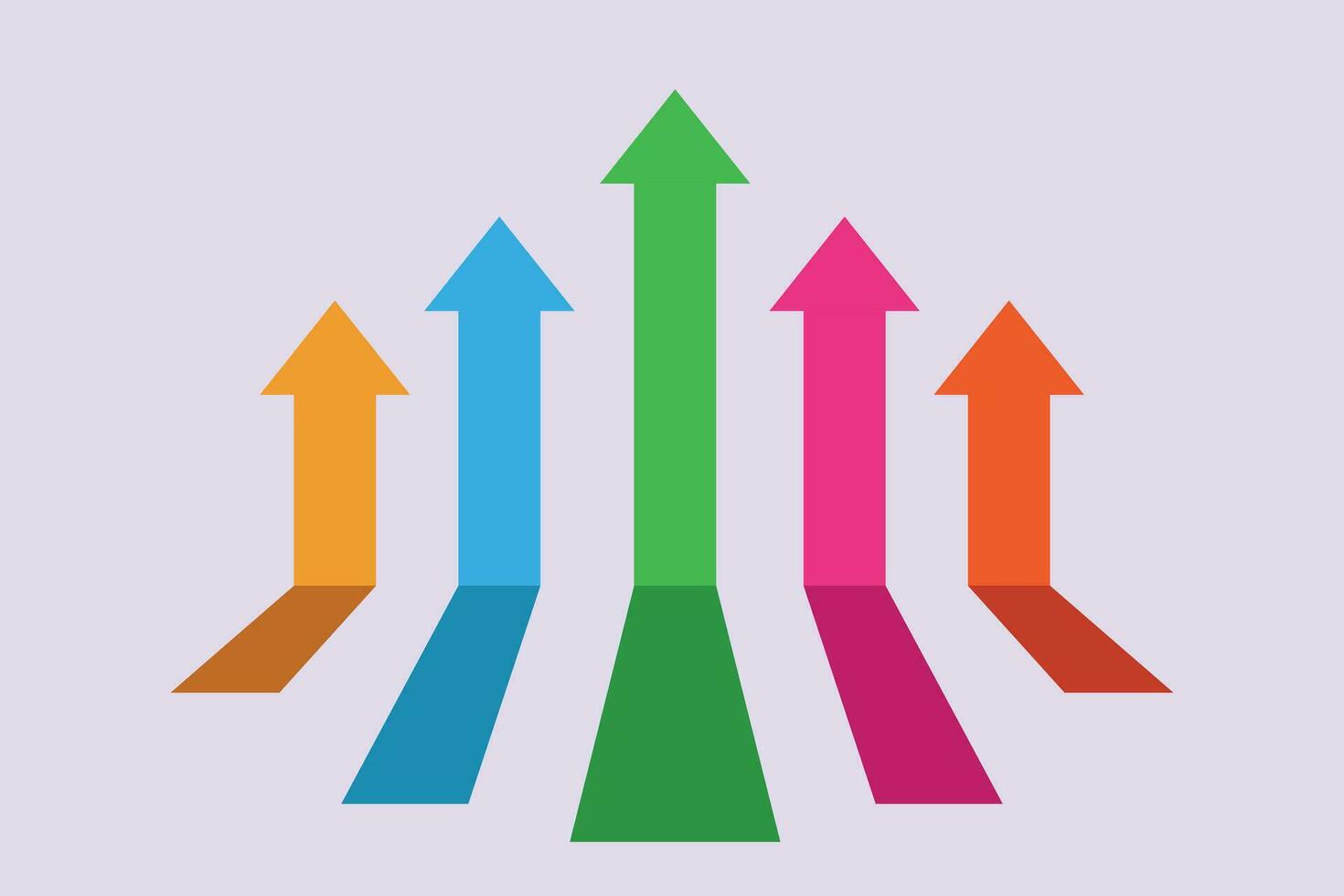 Business performance analysis, benchmark metrics audit concept. Colored flat vector illustration.