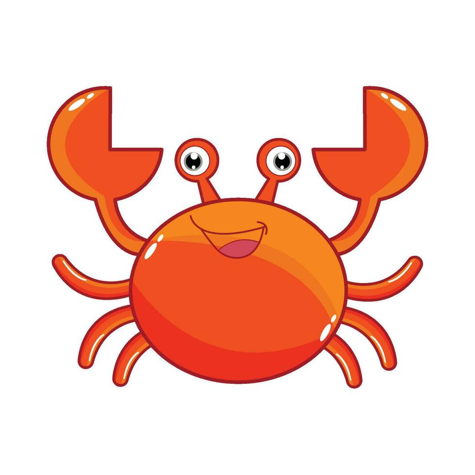 crab  character illustration vector