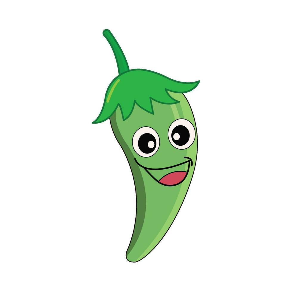 chili character illustration vector