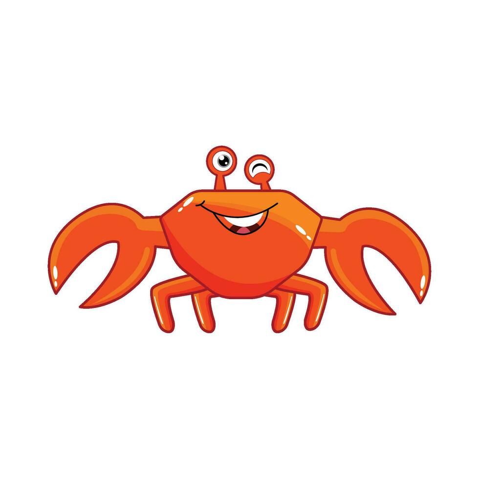 crab  character illustration vector
