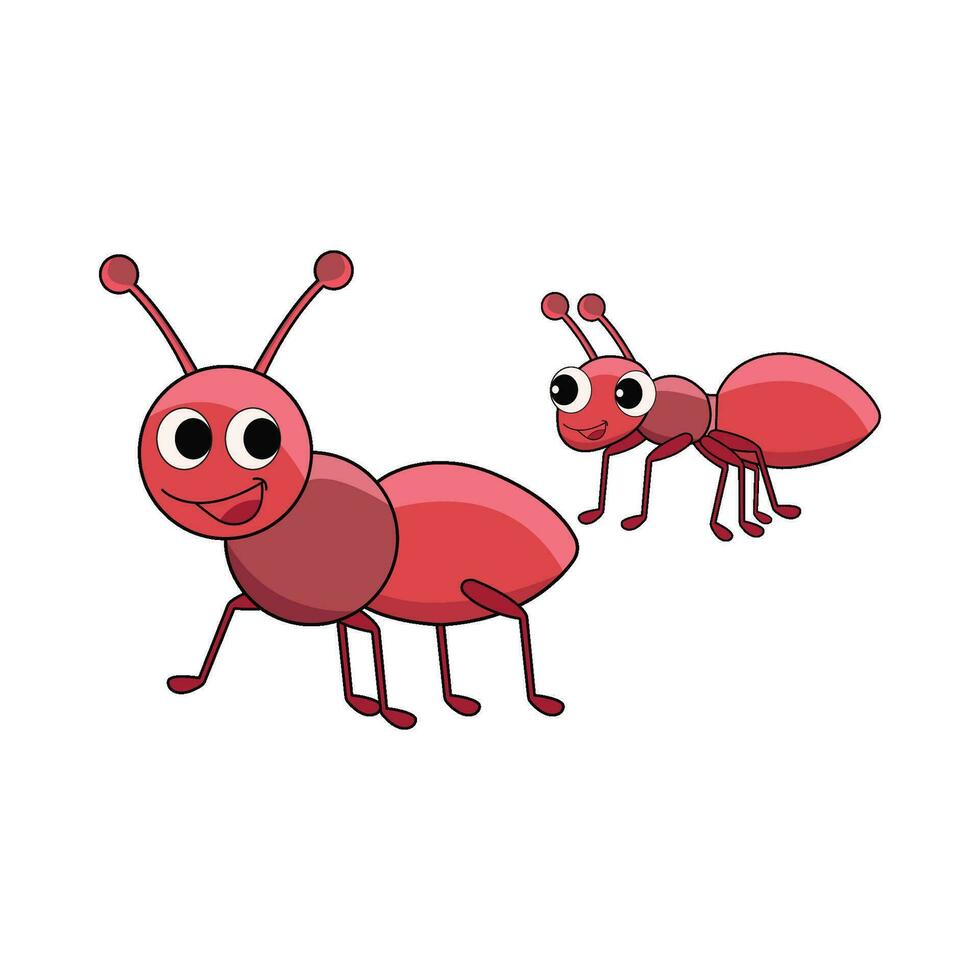 ant insect illustration vector