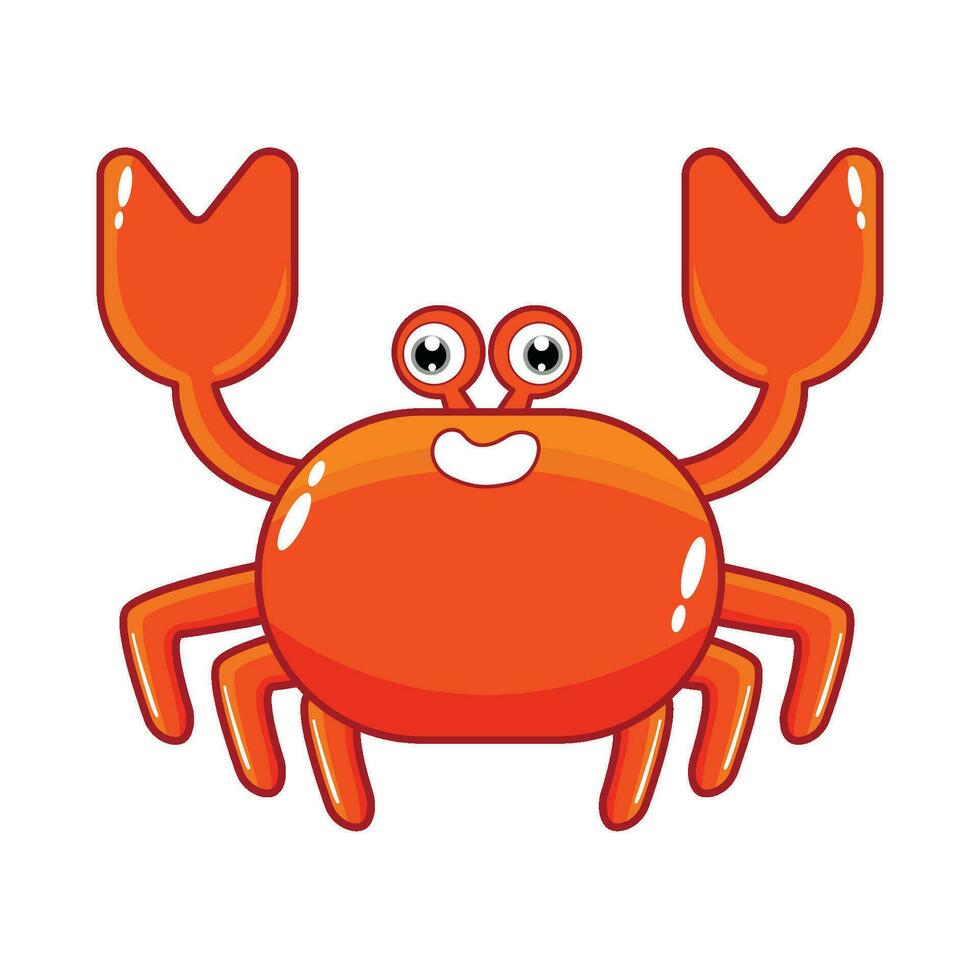 crab  character illustration vector