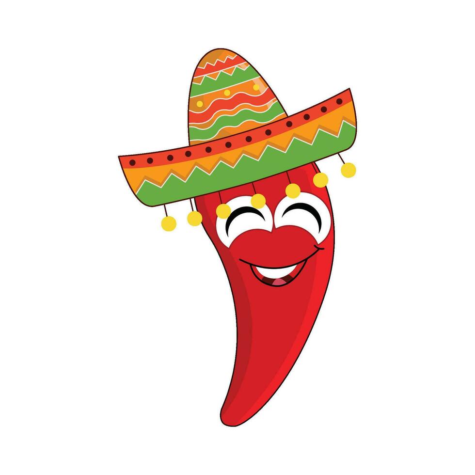 chili character illustration vector
