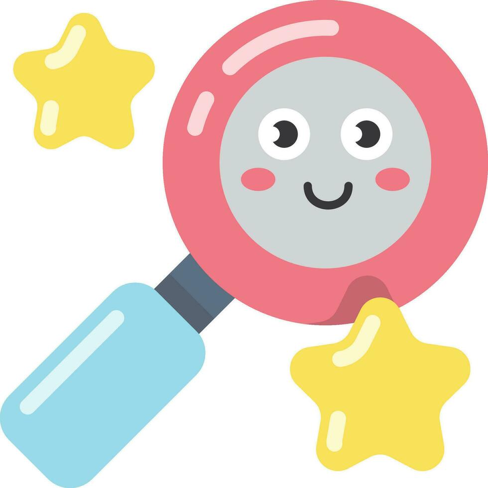 Search Icon. Magnifying glass icon vector