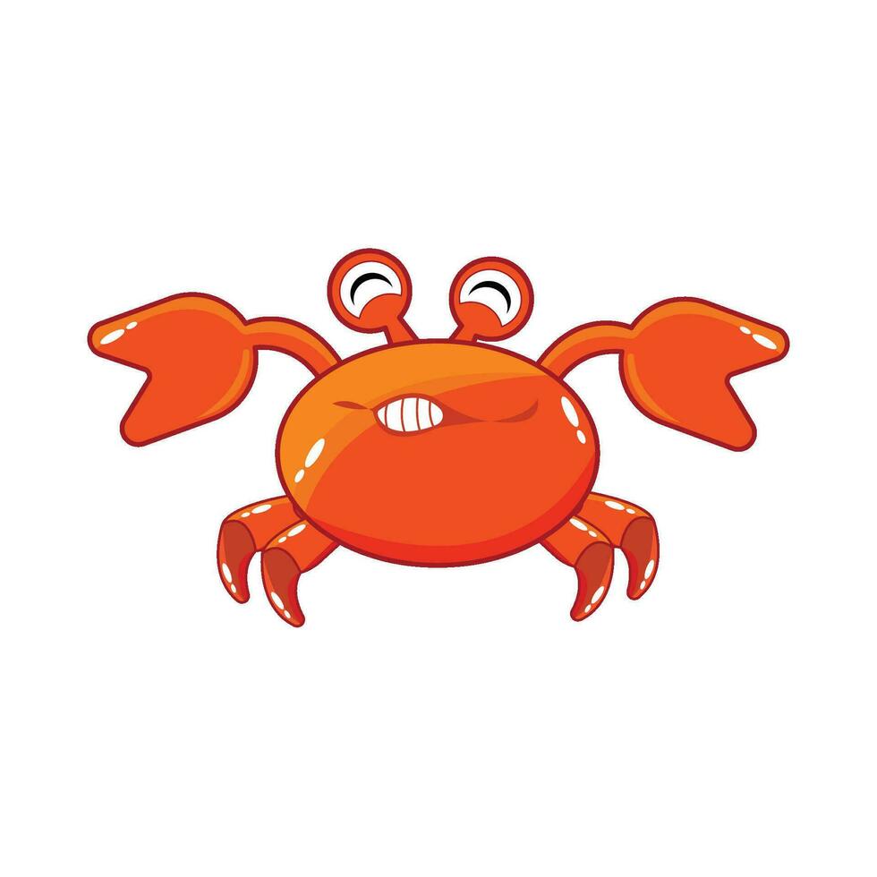 crab  character illustration vector