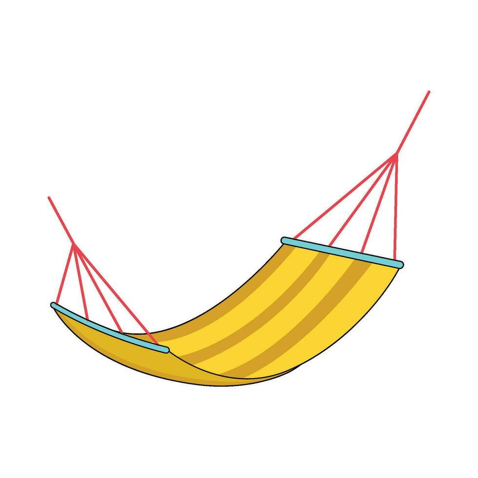 swing beach  illustration vector