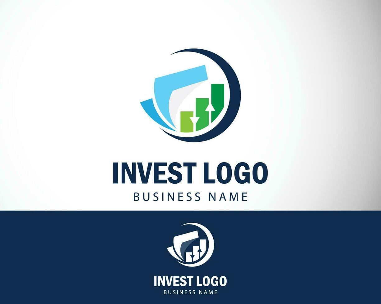 Finance logo creative diagram economy social business book education design concept invest consult vector