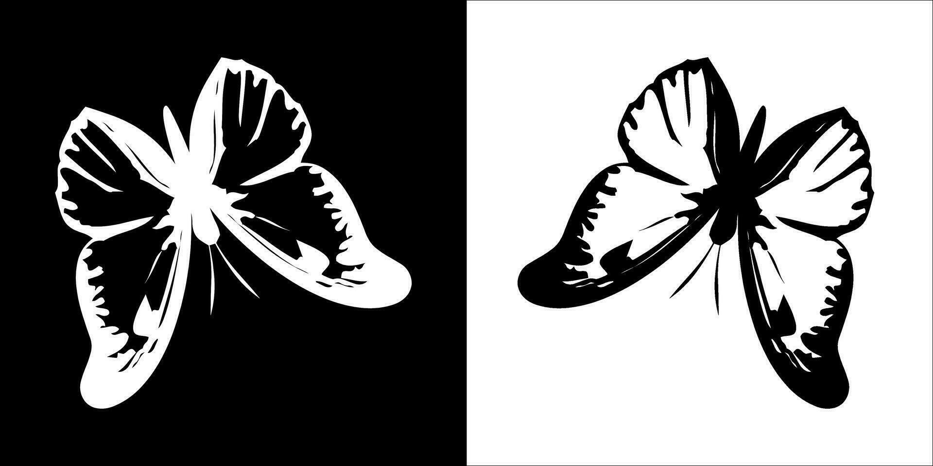 Illustration vector graphics of butterfly icon