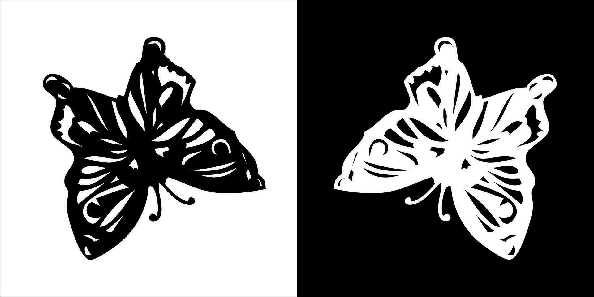 ilustración vector gráficos de mariposa icono