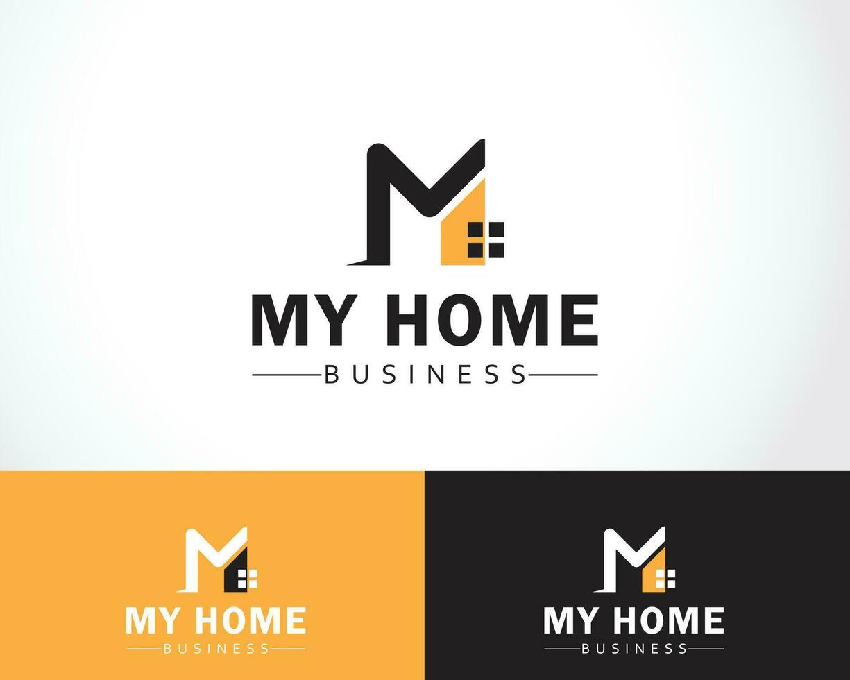 home logo creative sign symbol design template building business vector