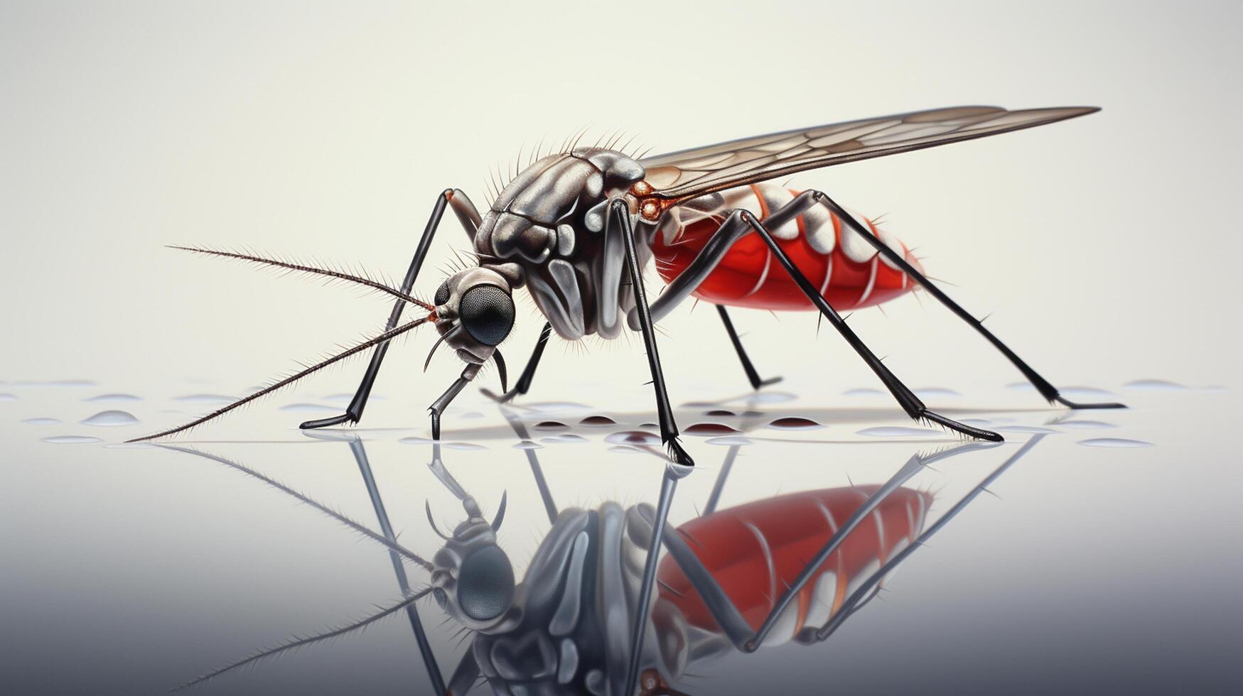 ai generado naturaleza mosquito lleno ver fotografía foto