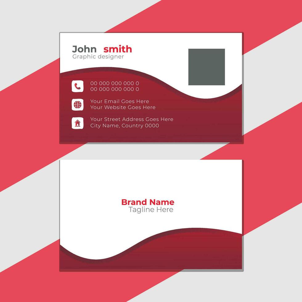 Vector elegant business card design