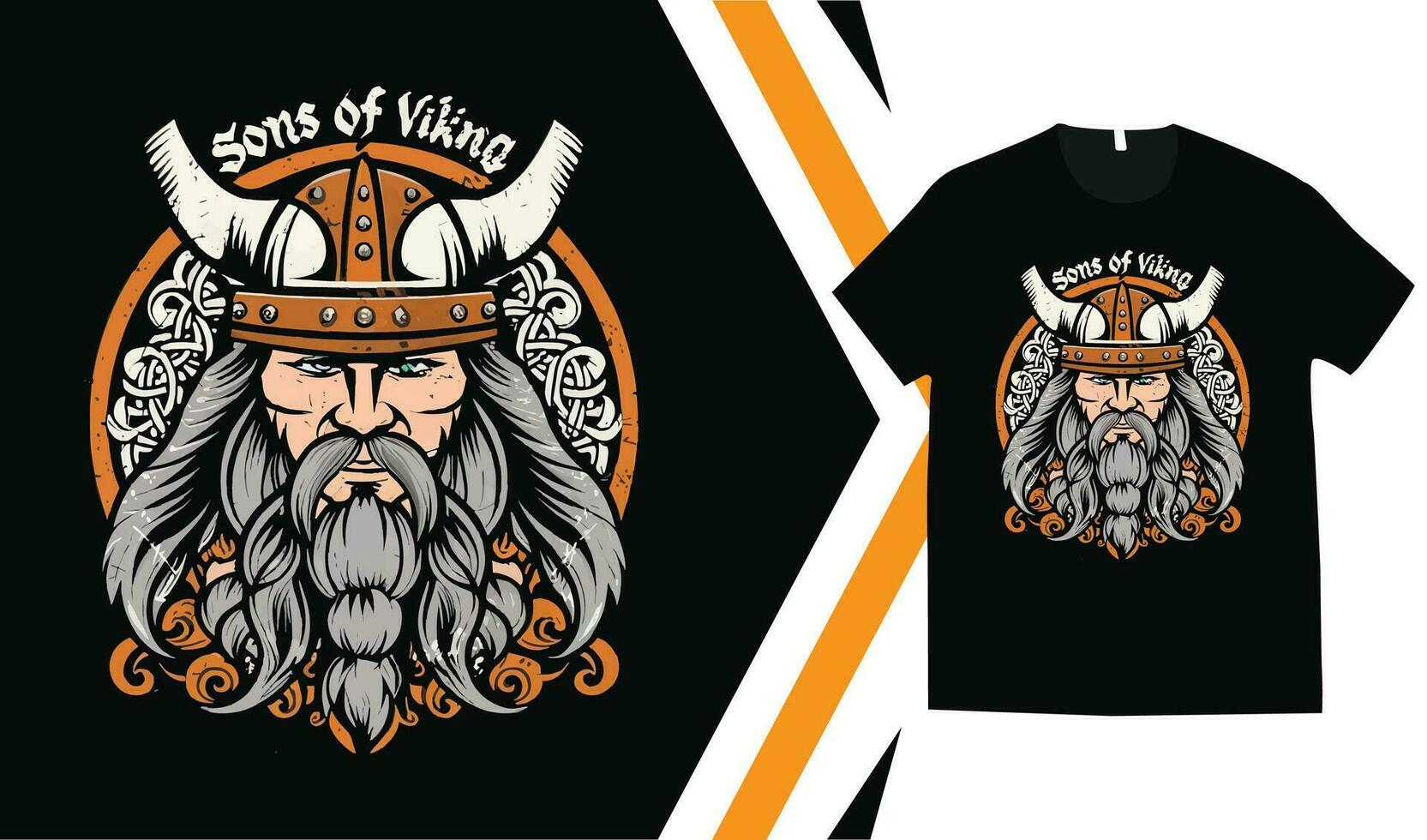 Viking T-Shirt Design, Custom vikings t-shirt Graphics, Viking Warriors tshirt, apparel custom design print mockup. vector