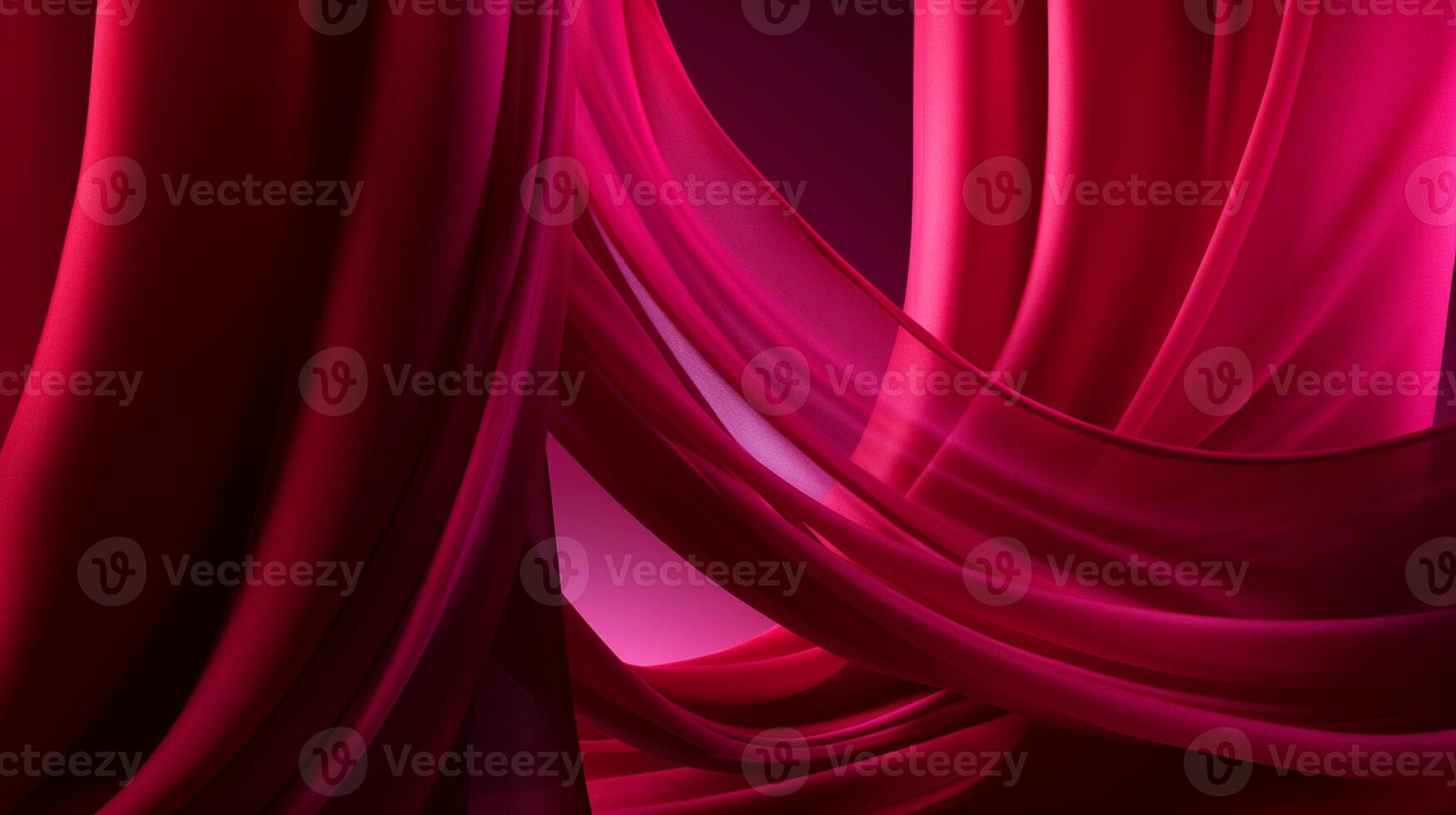 AI generated fabrics vibrant neon background photo