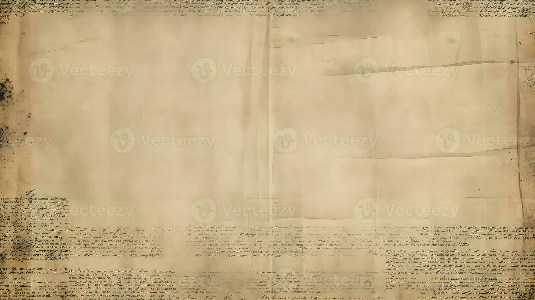 AI generated Vintage old paper background with copy space photo