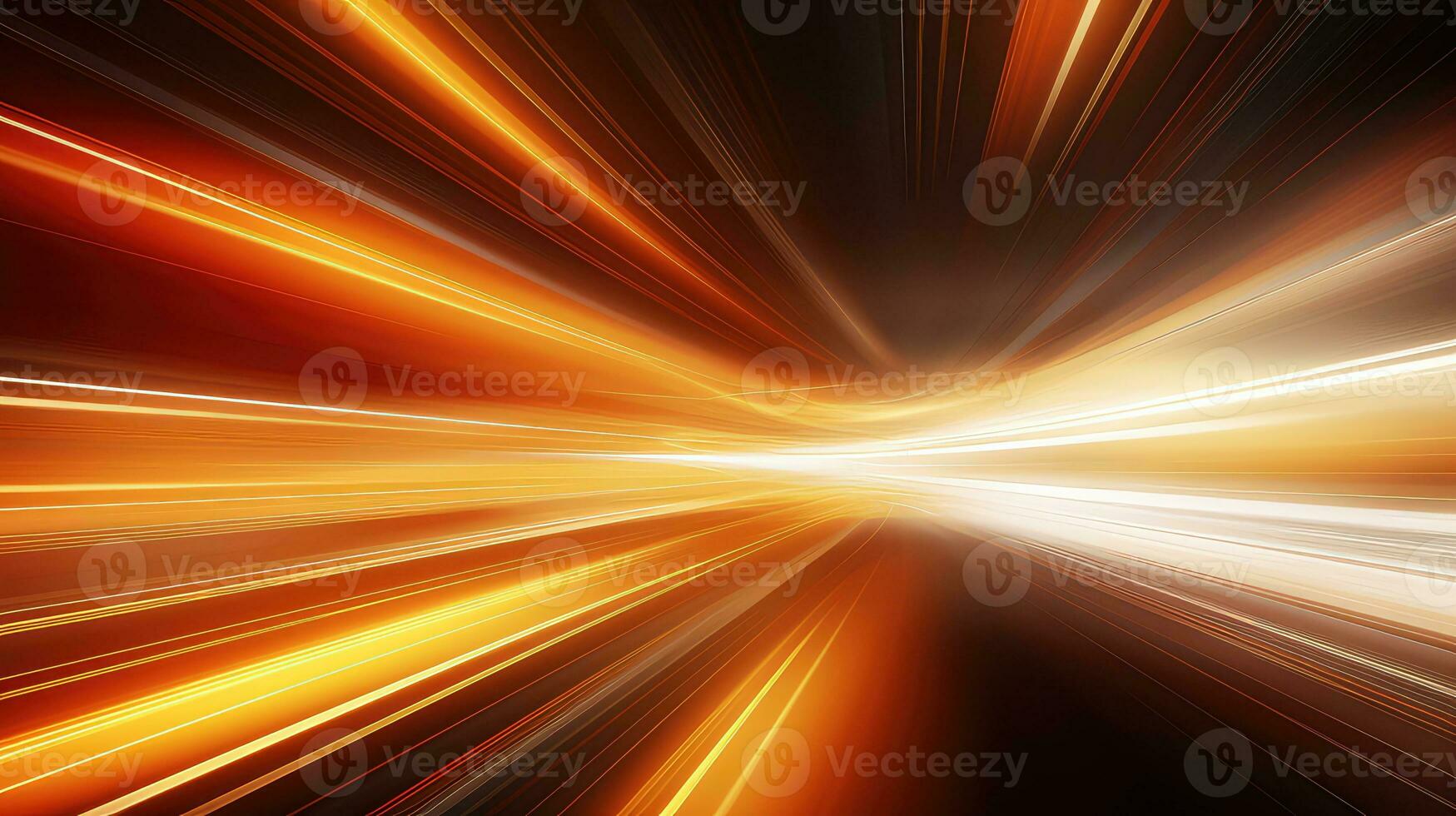 AI generated abstract speed motion on the road with high speed technology background photo