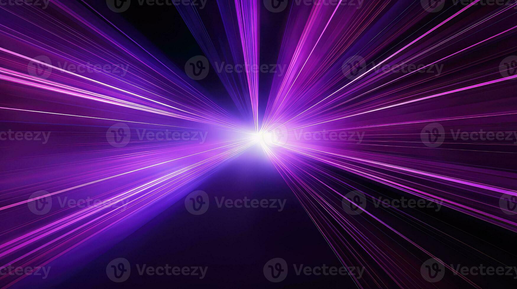 AI generated abstract purple speed motion on the road, technology background, photo