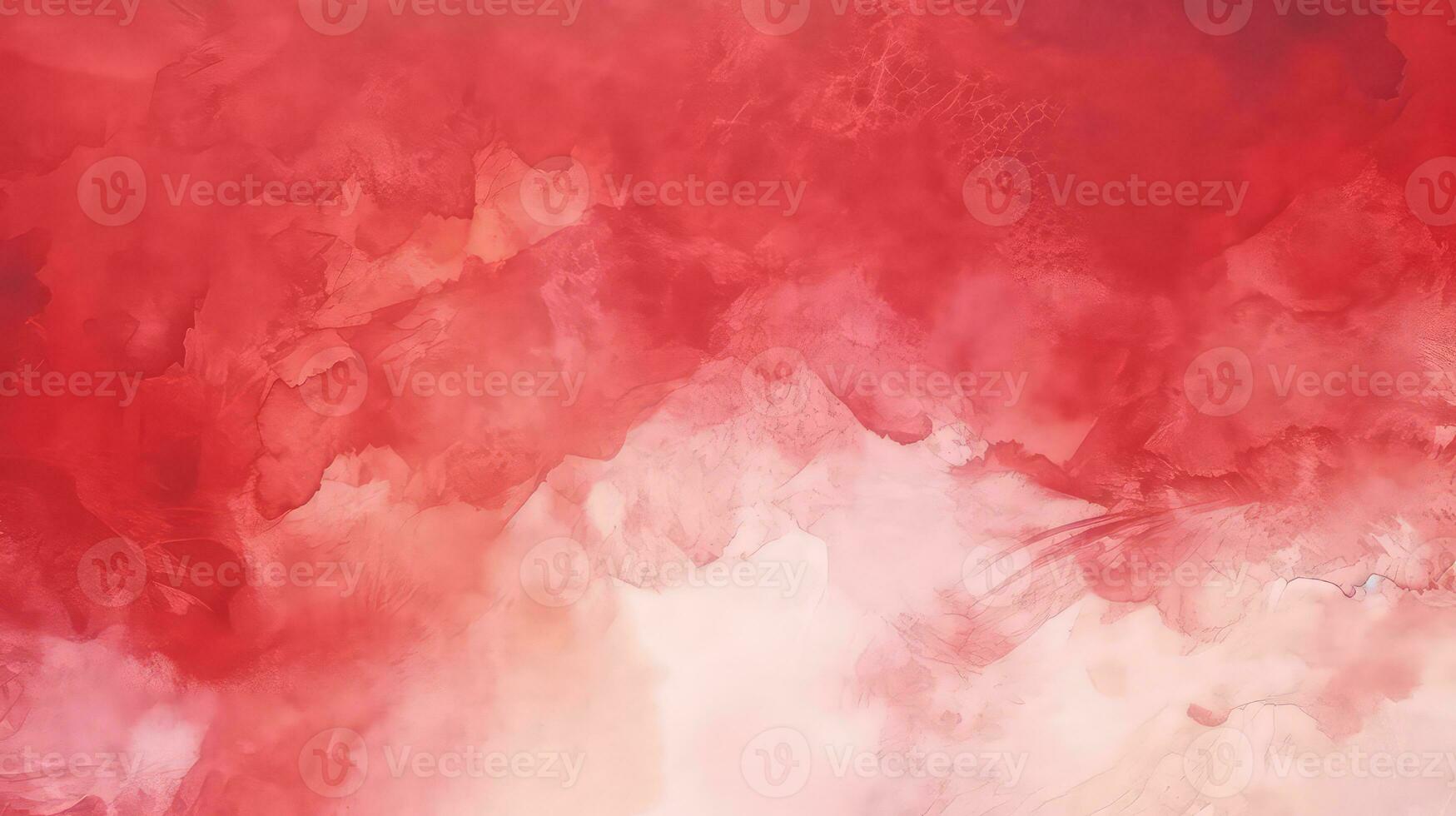 AI generated Abstract red watercolor background. Watercolor texture photo