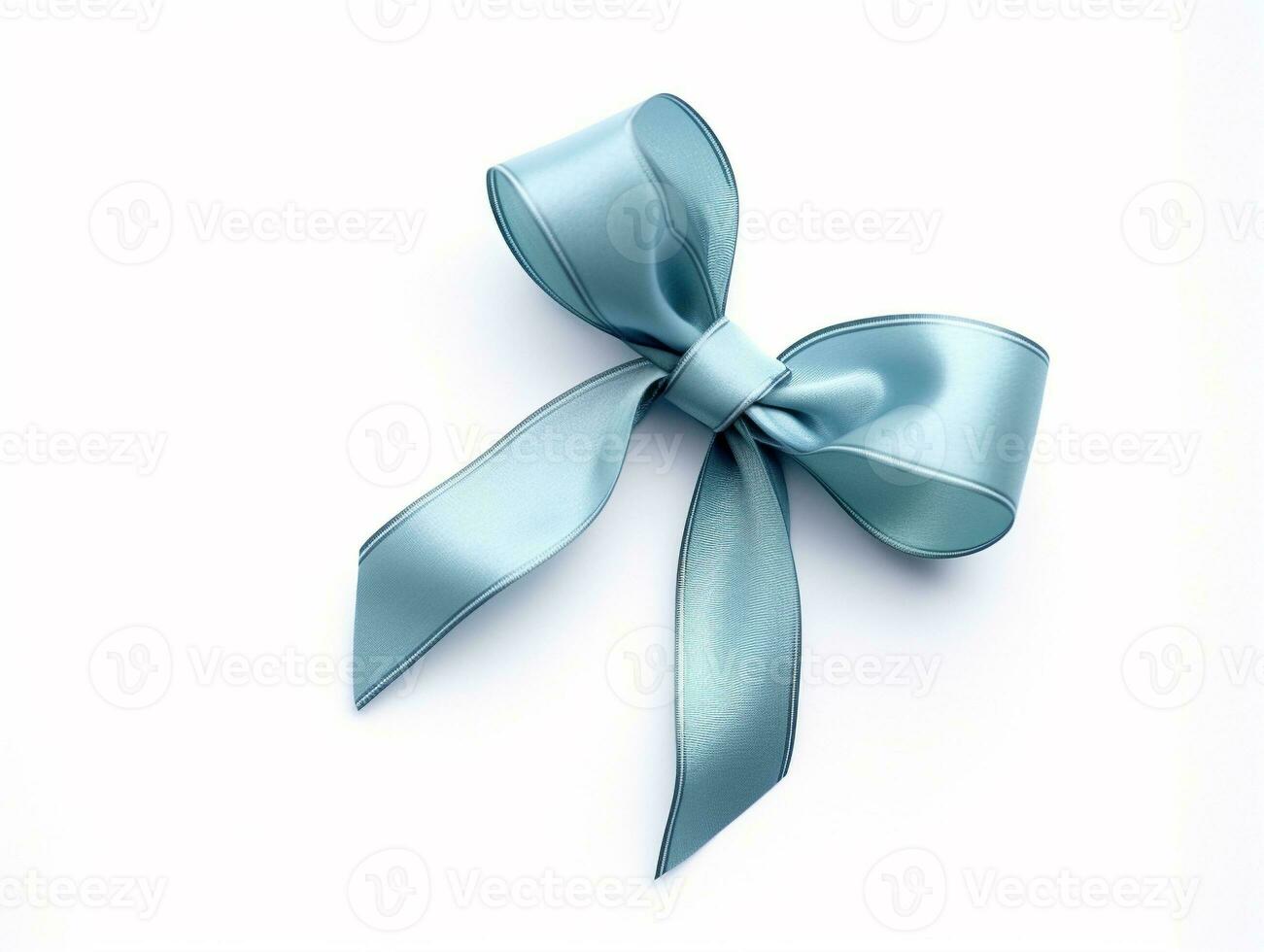 AI generated cute ribbon isolated clear background photo