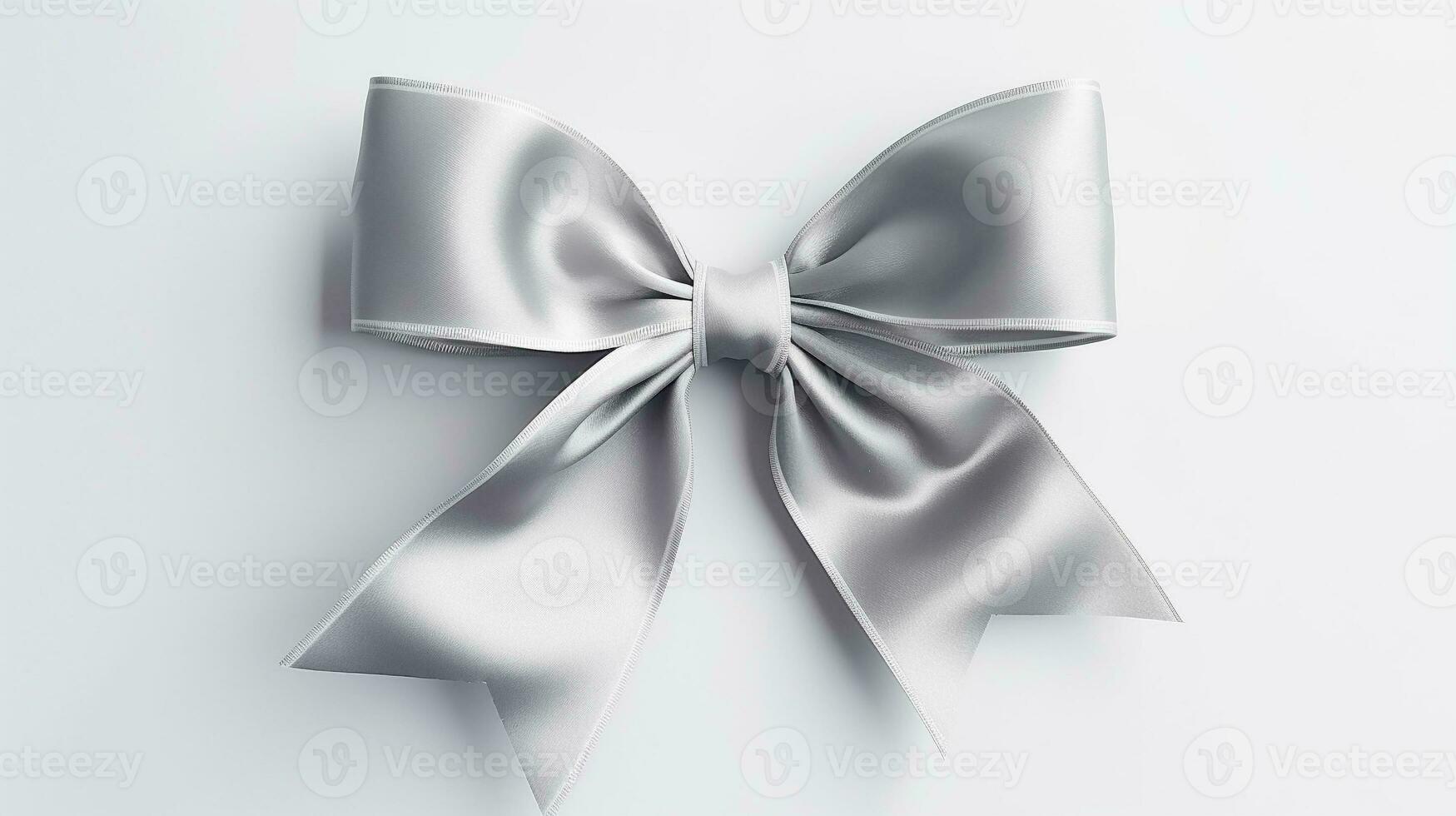 AI generated cute ribbon isolated clear background photo