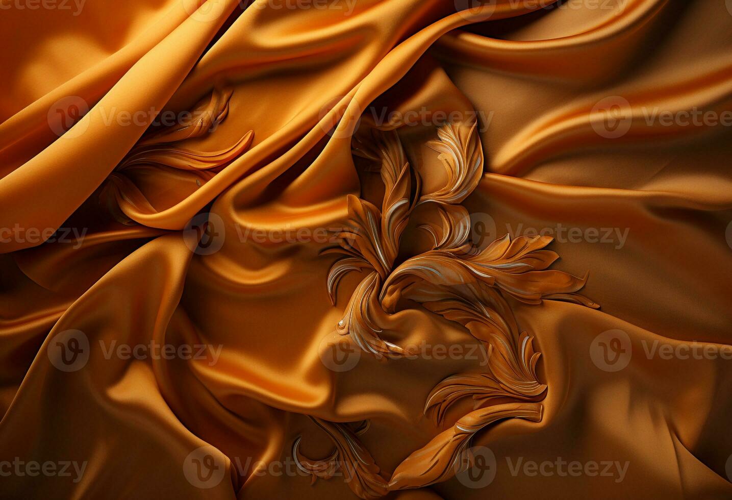 AI generated Luxury fabric background with copy space photo