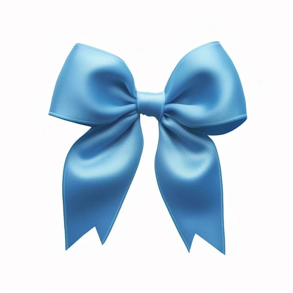 AI generated cute ribbon isolated clear background photo