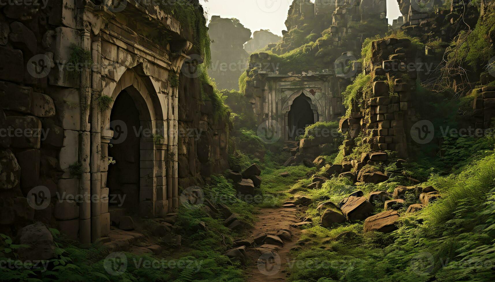 AI generated Uncovering the Secrets of Ancient Landscapes photo