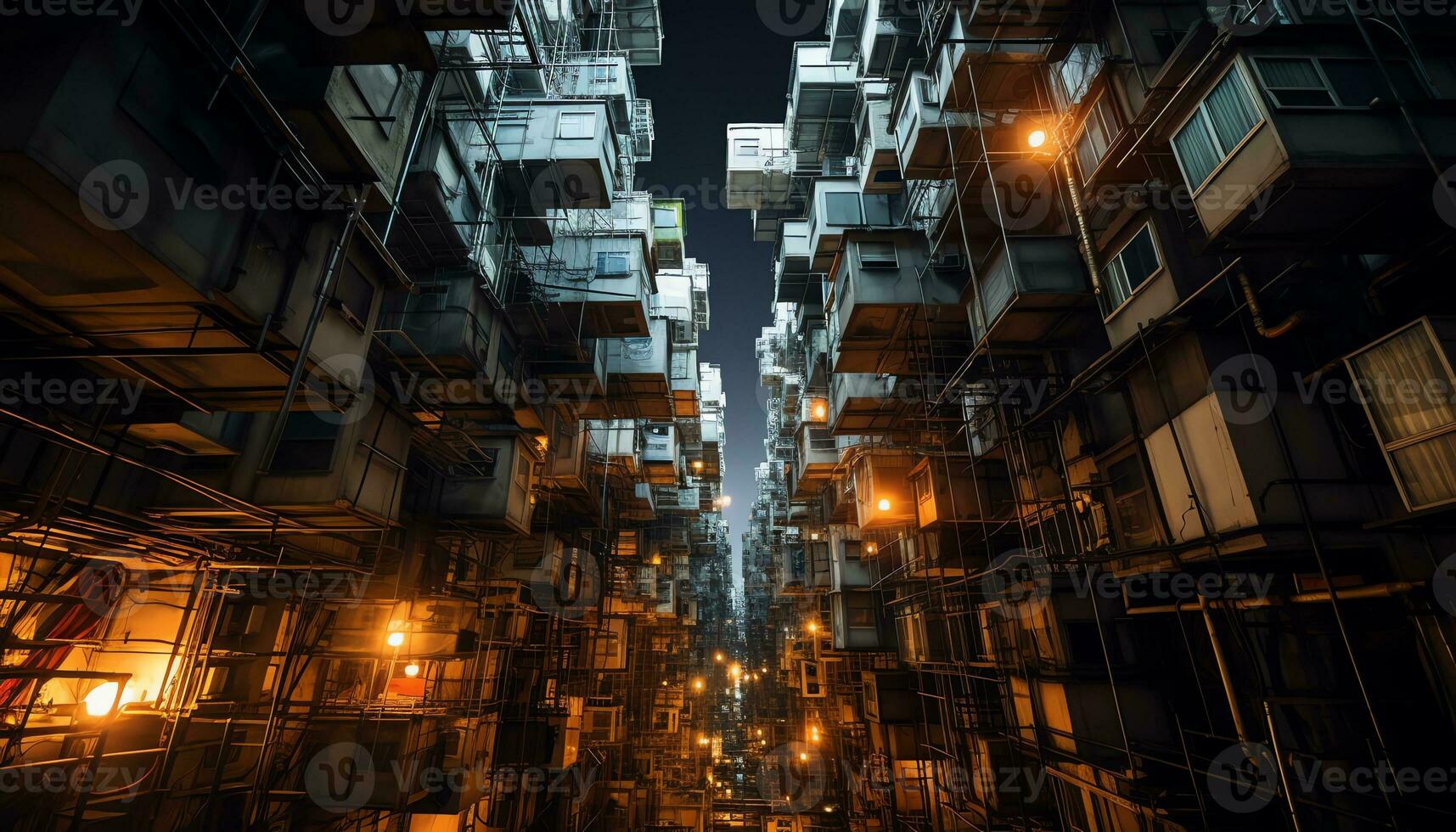 AI generated Unveiling the Vibrant Tapestry of Urban Exploration photo