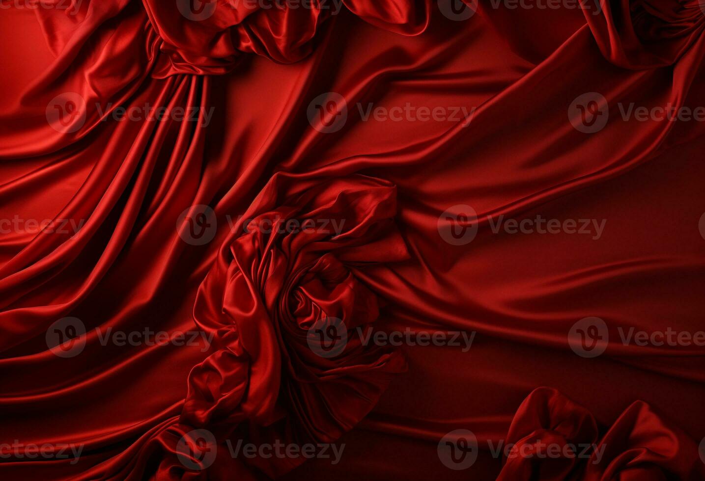 AI generated Luxury fabric background with copy space photo
