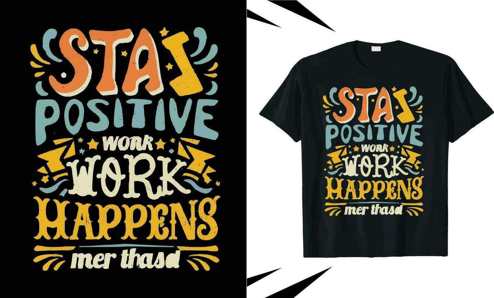 Minimalist typography t shirt quotes and apparel design vector