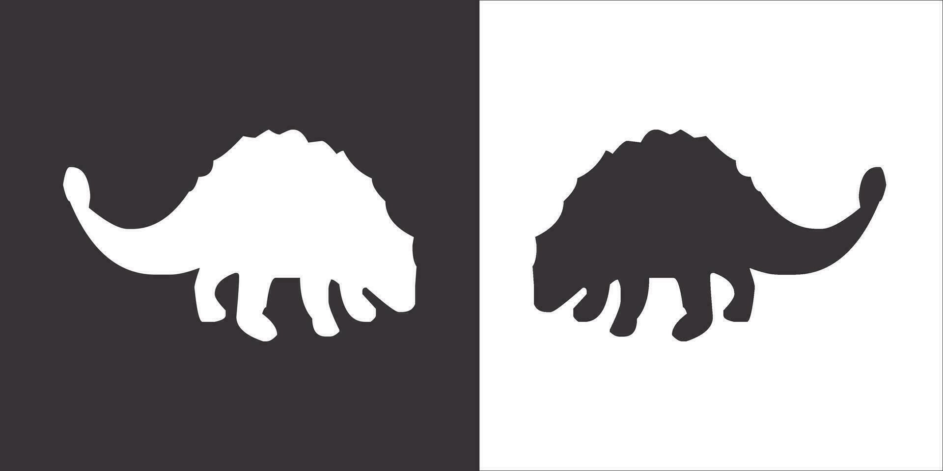 Illustration vector graphics of dinosaur icon