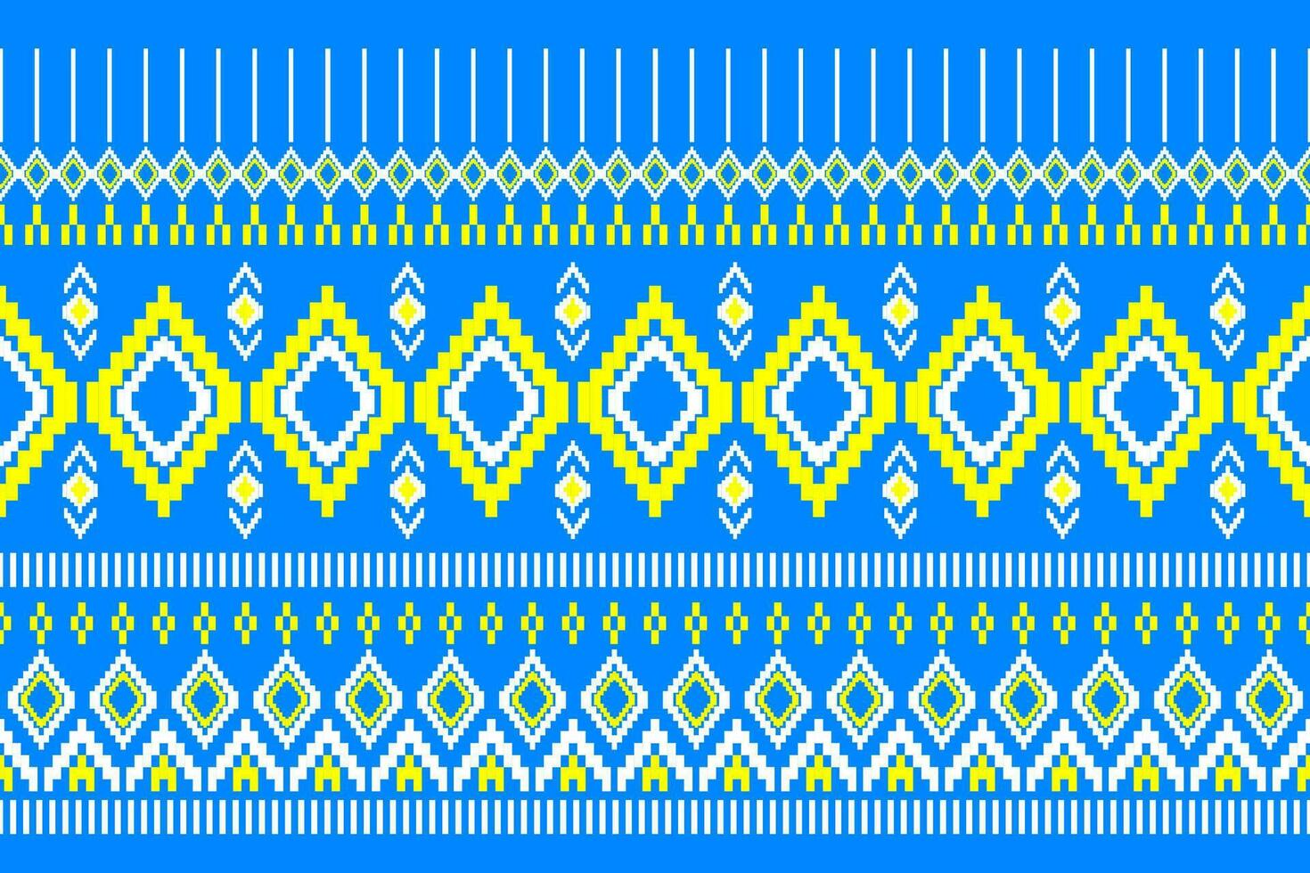 Geometric seamless ethnic pattern. Geometric ethnic pattern can be used in fabric design for clothes, decorative paper, wrapping, textile, embroidery, carpet, tribal pattern vector