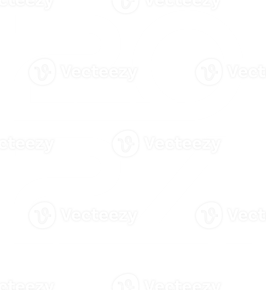 New Year 2024 Design Illustration, flat, simple, memorable and eye catching, can use for Calendar Design, Website, News, Content, Infographic or Graphic Design Element. Format PNG