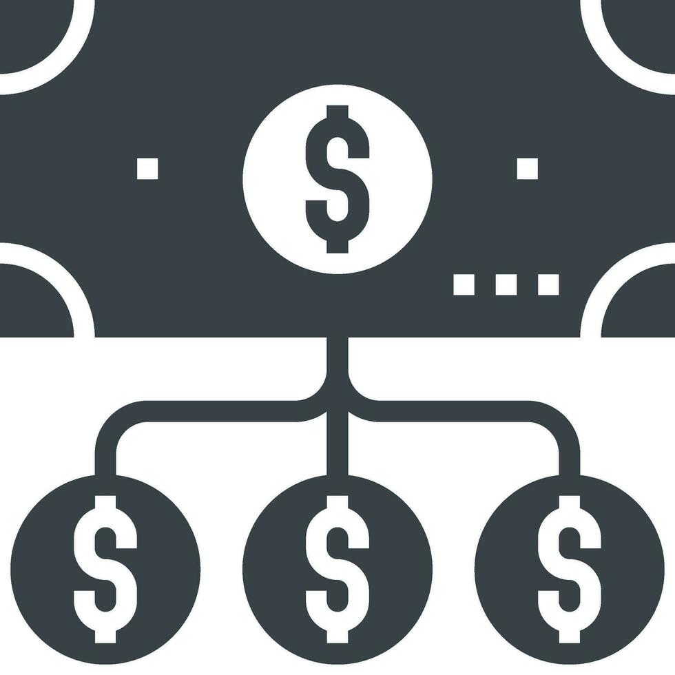 payment glyph style icon vector