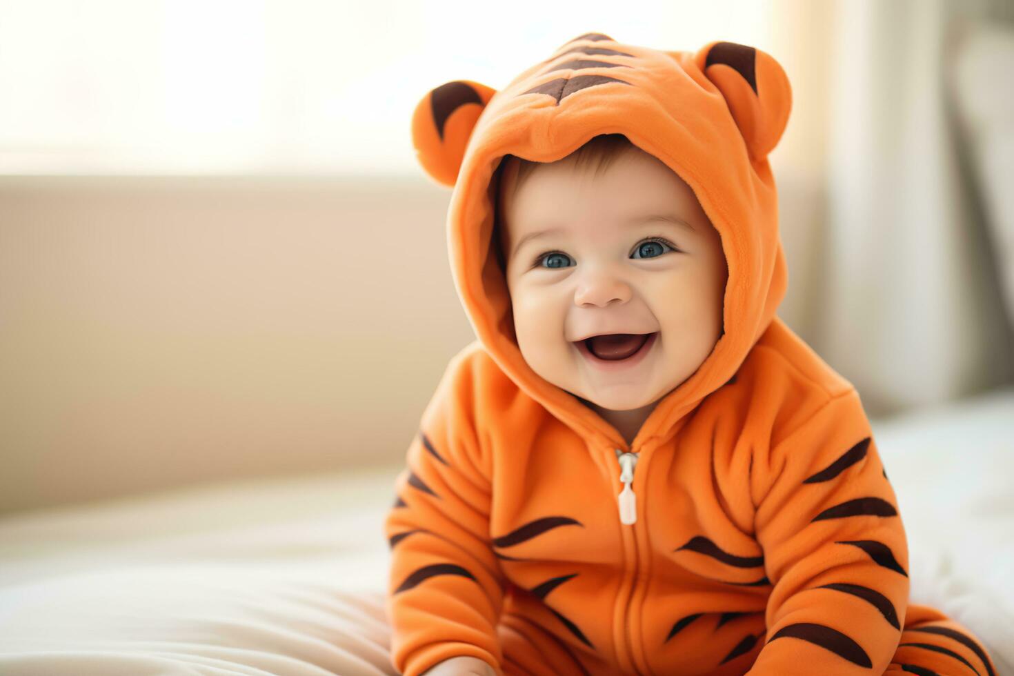 AI generated Enchanting Hundred-Acre Theme for Baby's Outfit photo