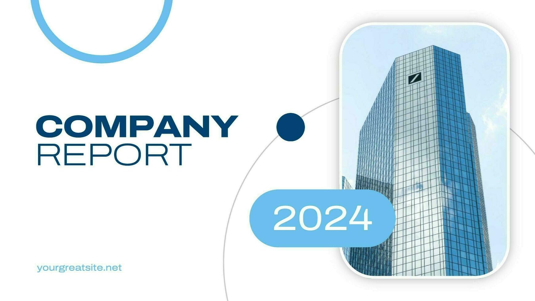 Company Report Presentation template