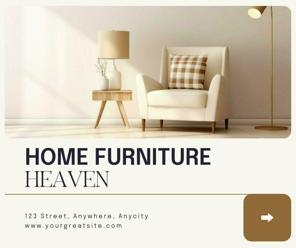 Home Furniture Heaven Facebook Post template