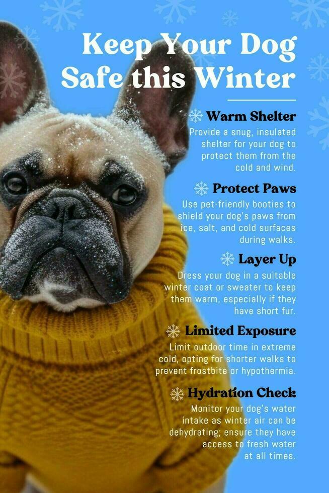 Tips to Keep Your Dog Safe This Winter template