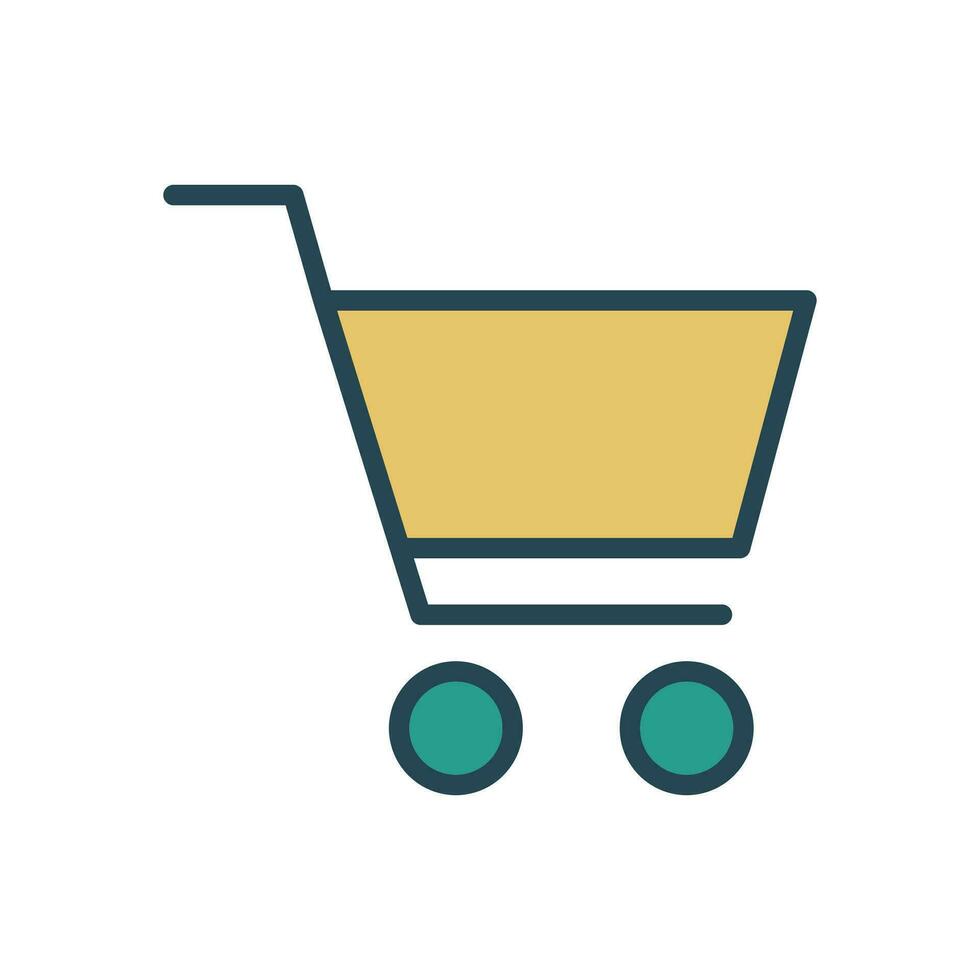 shopping cart icon vector design template