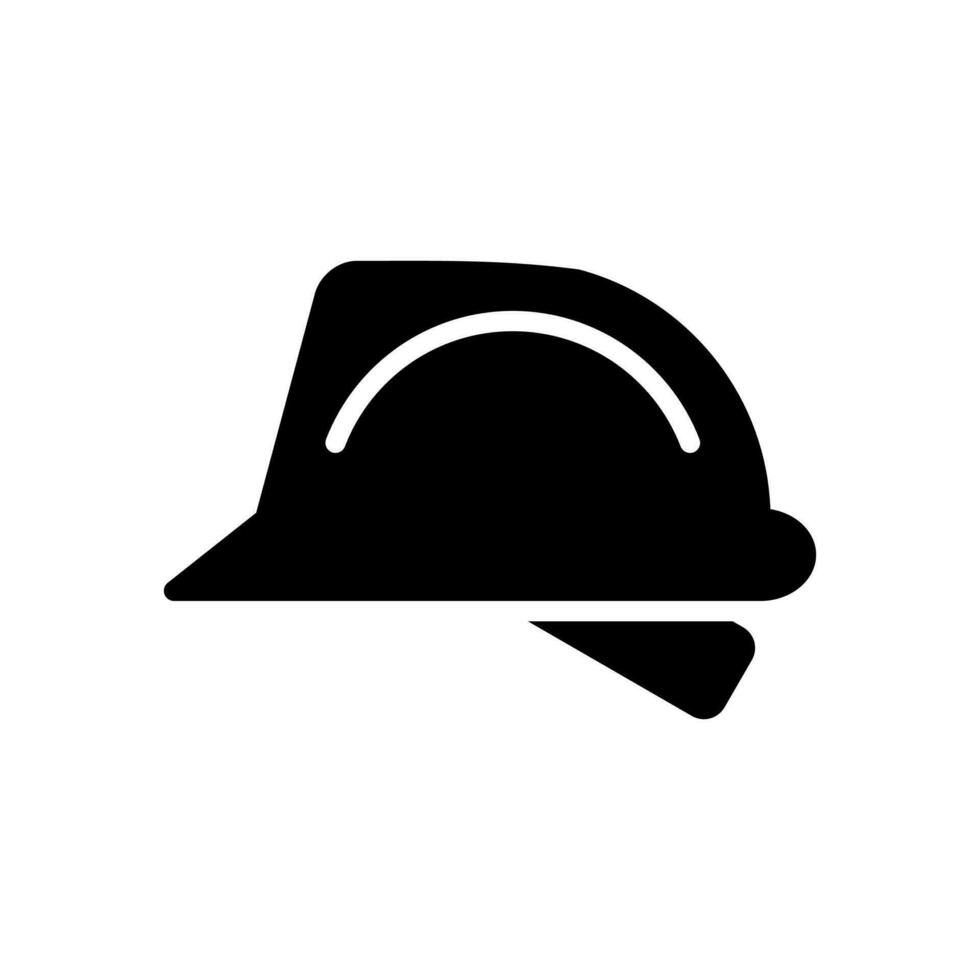 hard hat icon vector design template