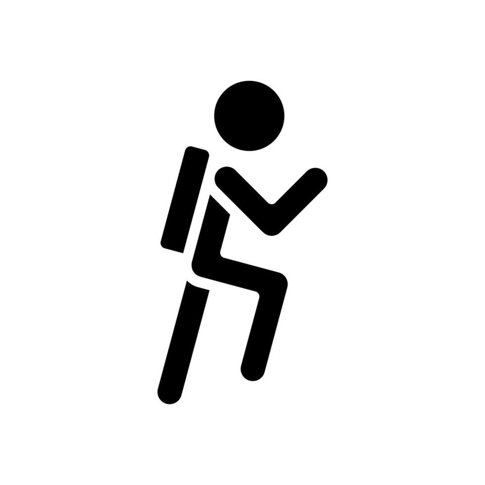 hiking icon vector design template