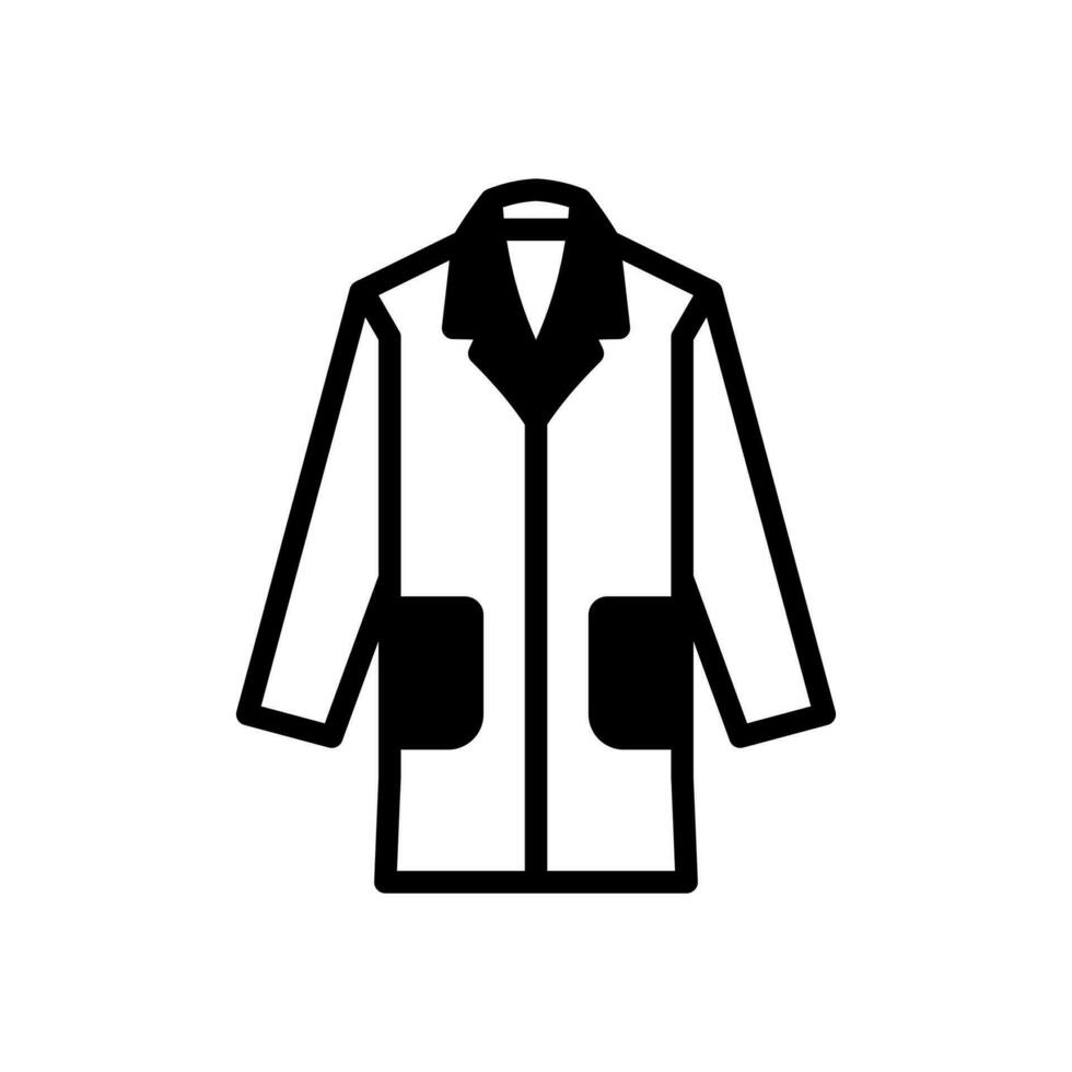 lab coat icon vector design template