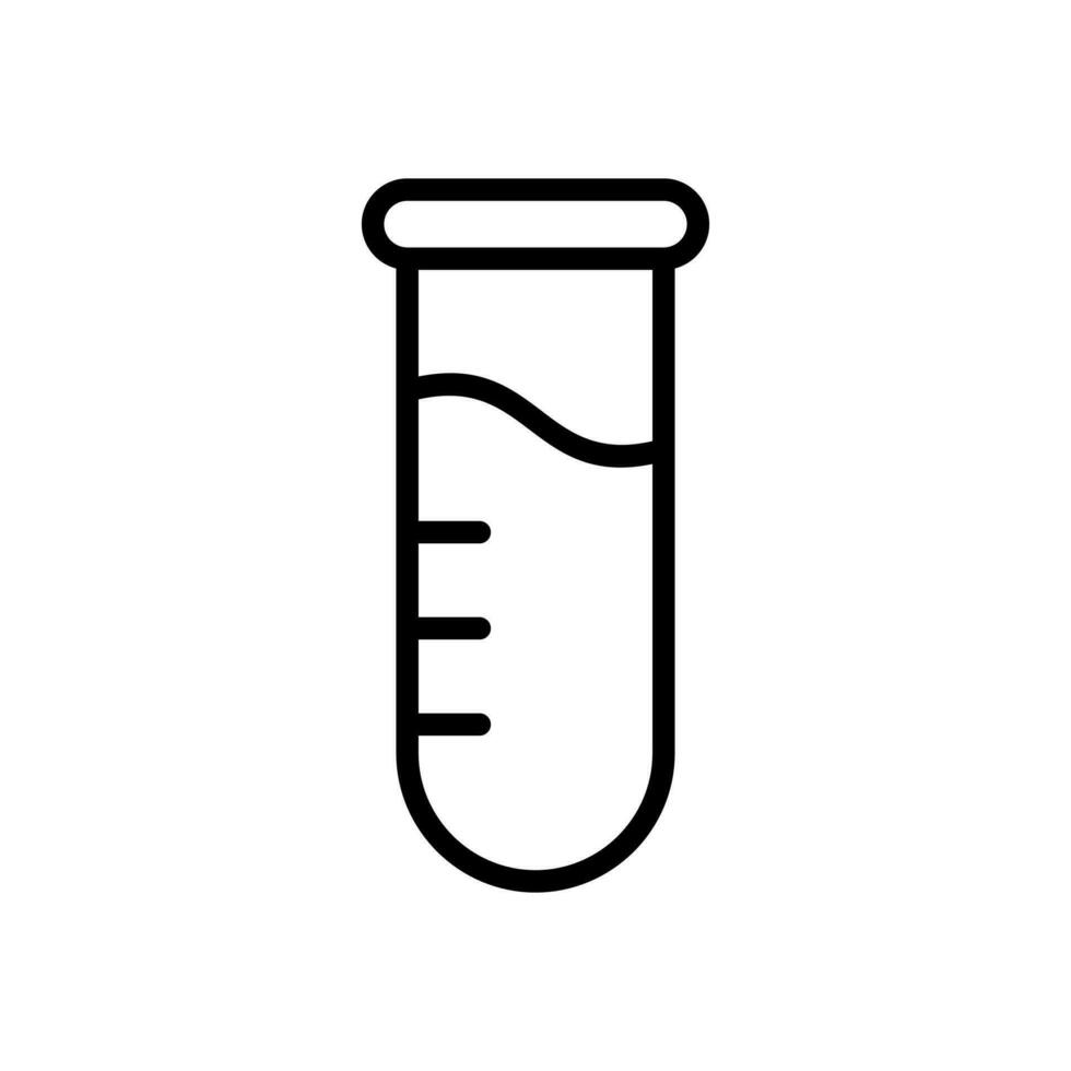 test tube icon vector design template