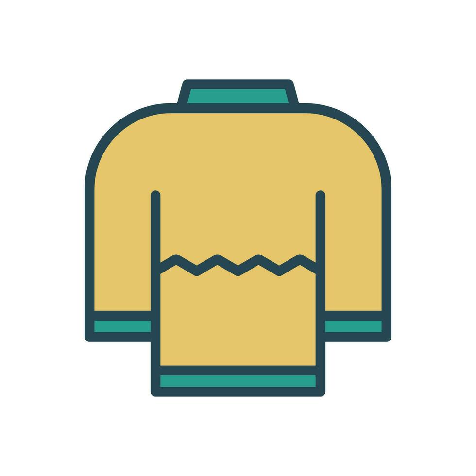 cozy sweater icon vector design template