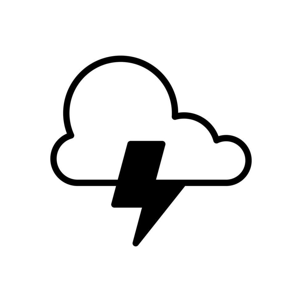 lightning icon vector design template