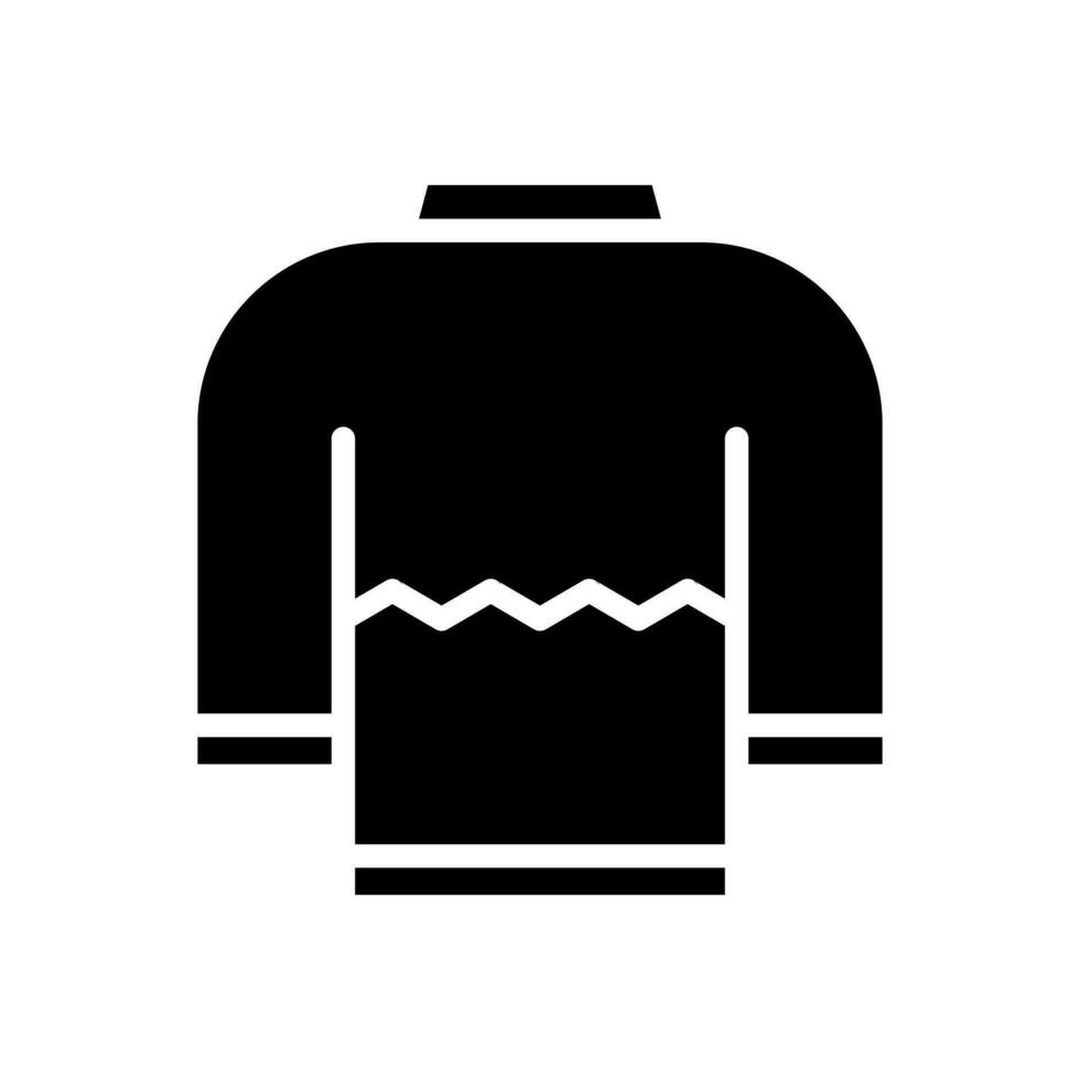 cozy sweater icon vector design template