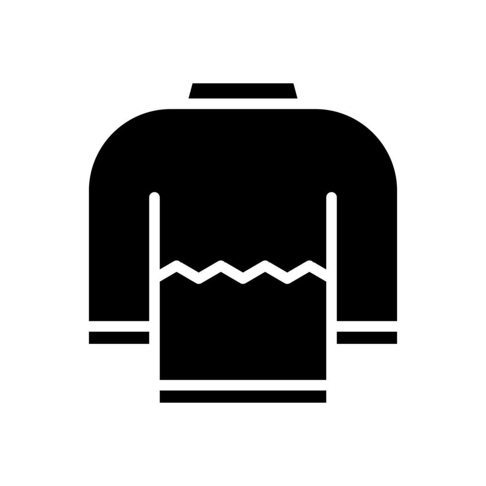 cozy sweater icon vector design template