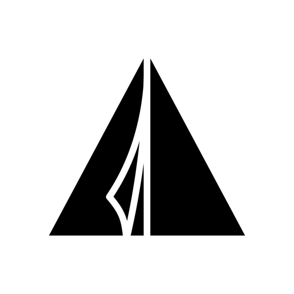 tent icon vector design template