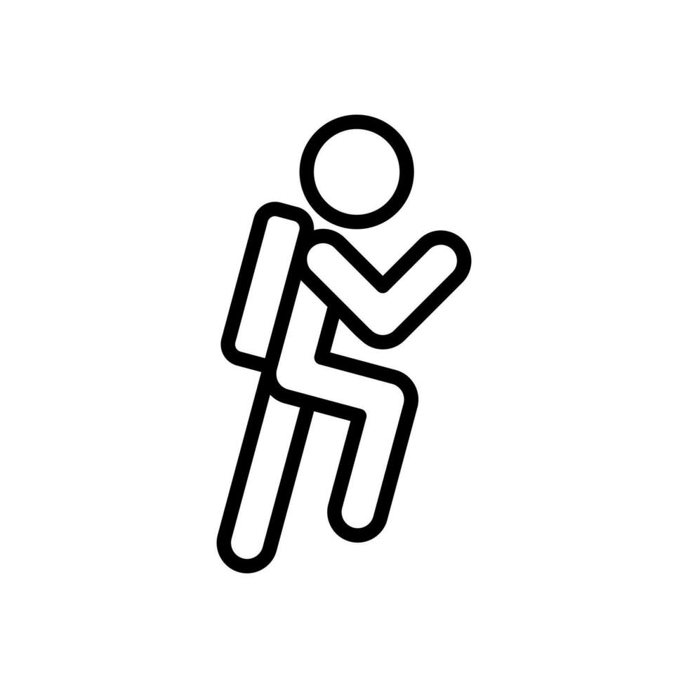 hiking icon vector design template