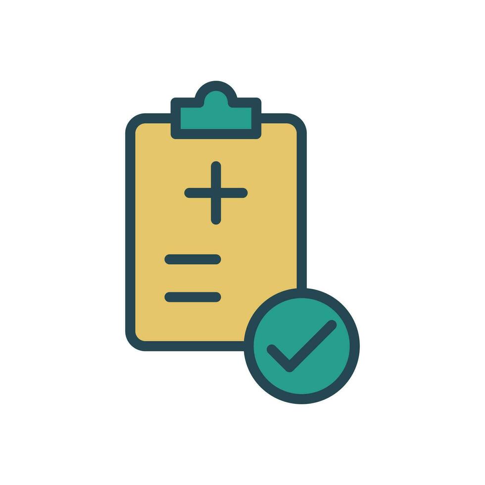 medical report icon vector design template